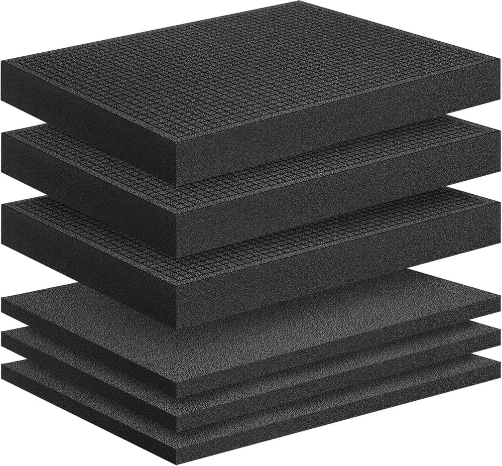 Versatile 6 PCS Foam Pads - 16x12 Customizable Inserts for Optimal Protection