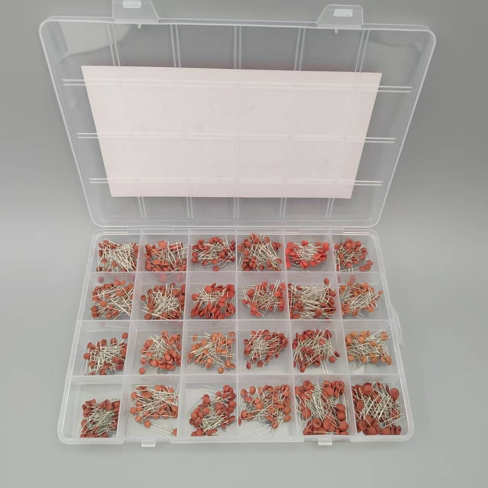960PCS 24 Values Ceramic Capacitor Assortment Kit 2pF-100nF Components Package