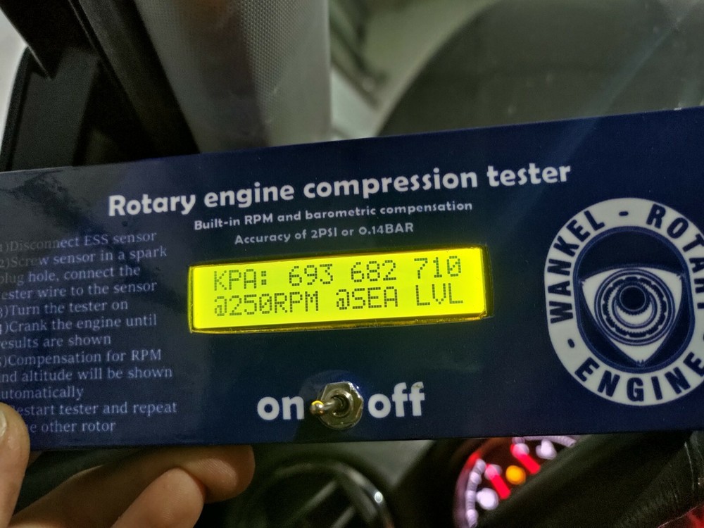 Rotary Engine Compression Tester MAZDA RX8 RX7 13B 12A 20B
