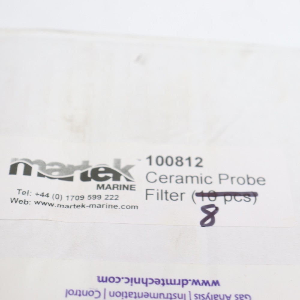 Martek Filter Element Ceramic Alumina 2 Micron 4-1/2" 100812