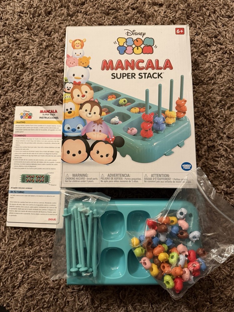 Disney Tsum Tsum Mancala Super Stack Game Used