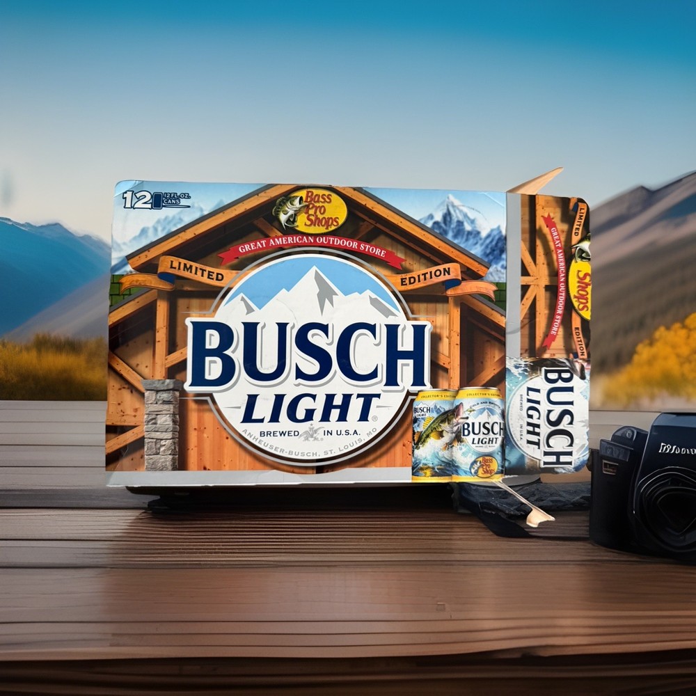 BUSCH LIGHT BASS PRO  EMPTY 12 PACK