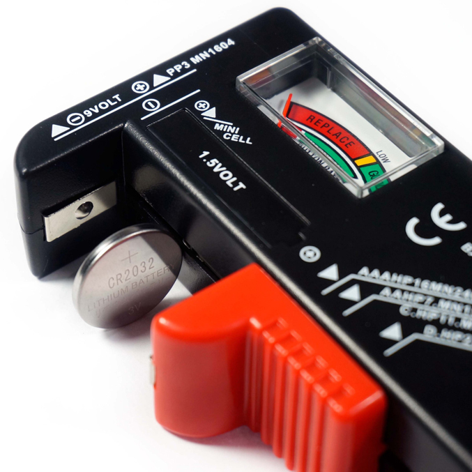 New Universal Battery Tester AA/AAA/C/D/9V Button Cell Volt Tester # BT20