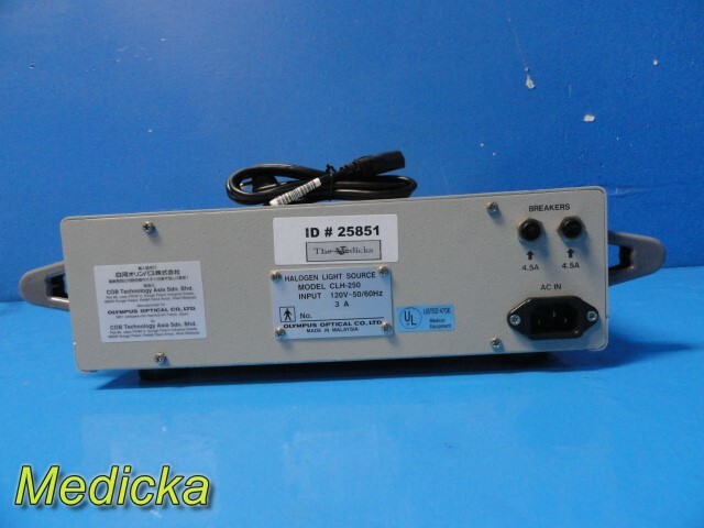 Olympus CLH-250 Halogen Lamp Light Source ~ 25851