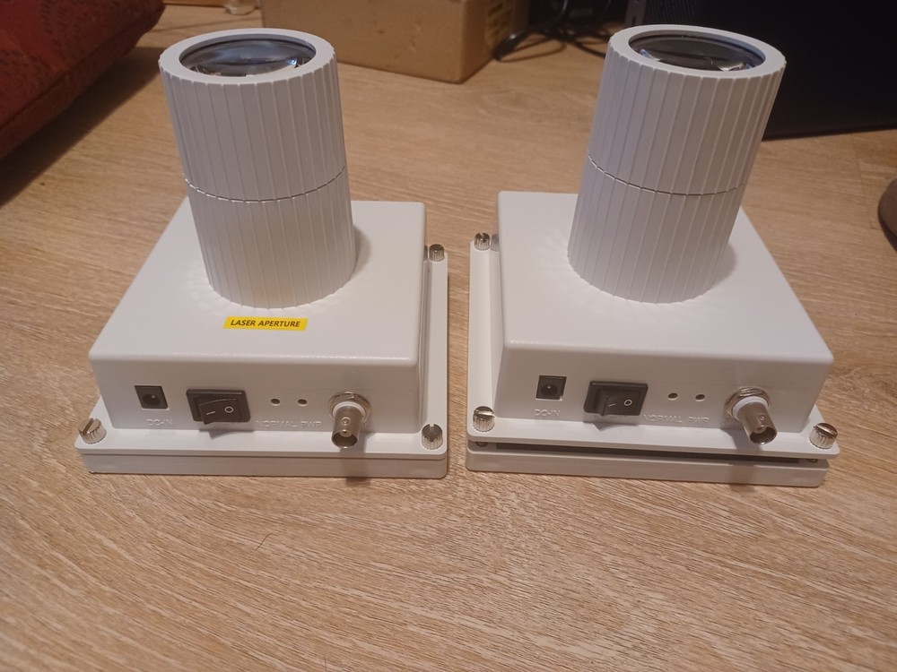 Laser Optical Video Transmitter and Receiver