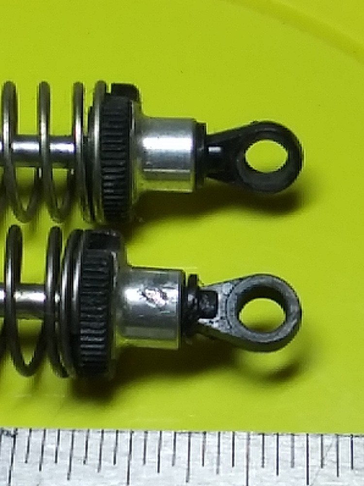 Rc kyosho Front shock pair unknown Old Used. 2piece