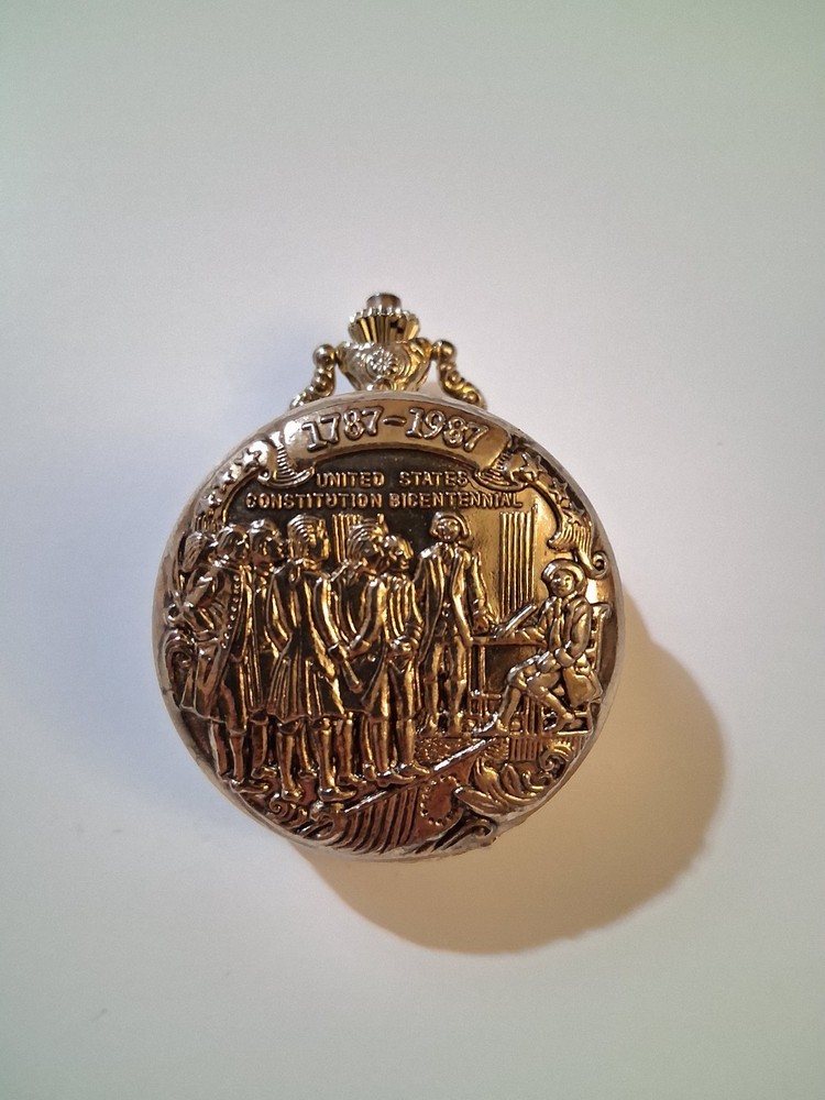 "Elegance" 1987 US Constitution Pocket Watch