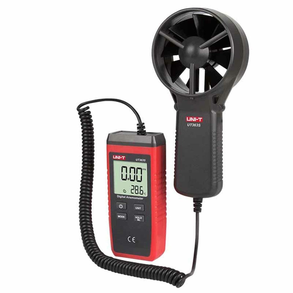 A●UNI-T UT363S Digital Anemometer Wind Speed Measuring 30m/s LCD Backlight