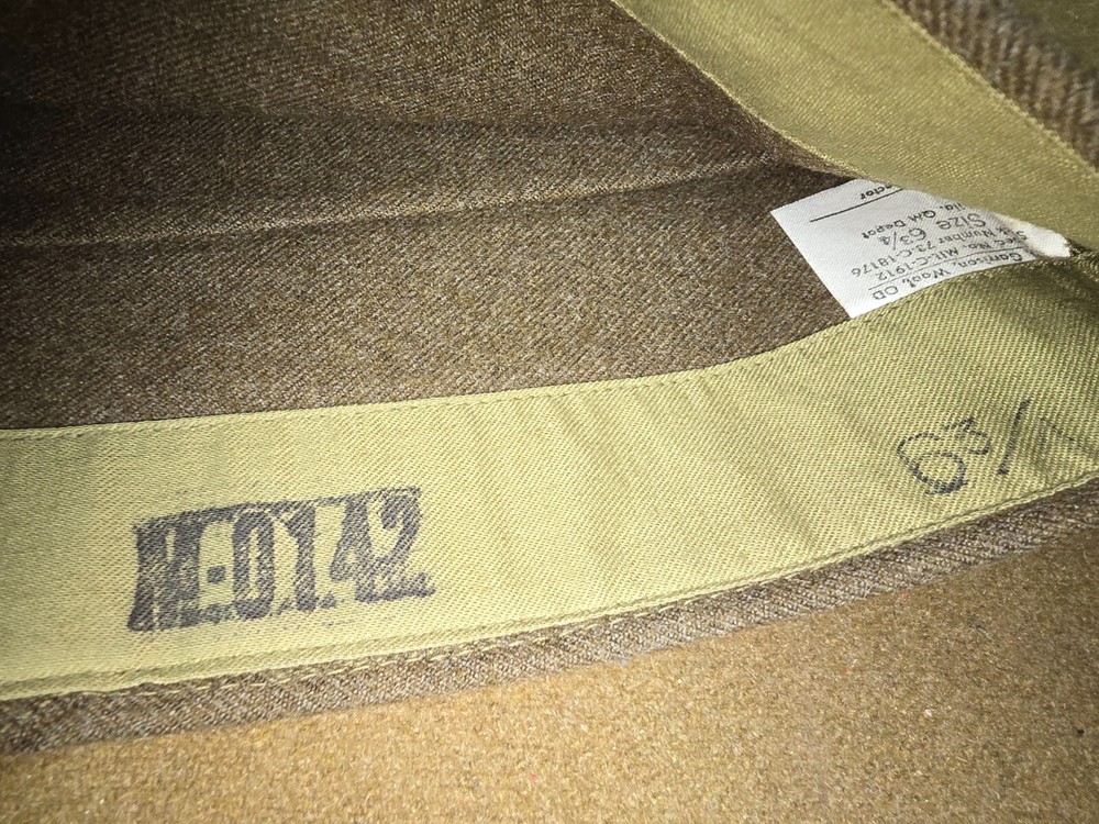 WWII US Army Wool Garrison Cap Size 6 3/4