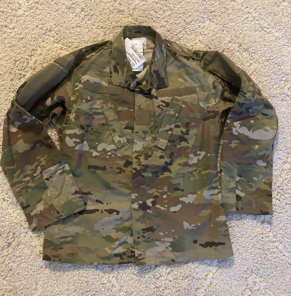 Army Jacket/Coat Combat Official Small- Regular Insect Shield Camo New w/tags