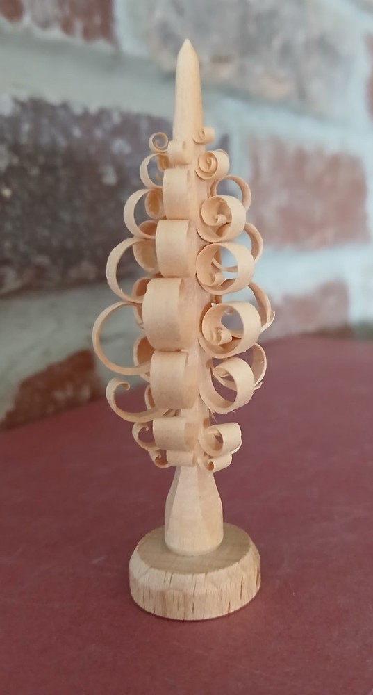 Wooden Christmas Figures. (2" Ht.) - 8. Generic.