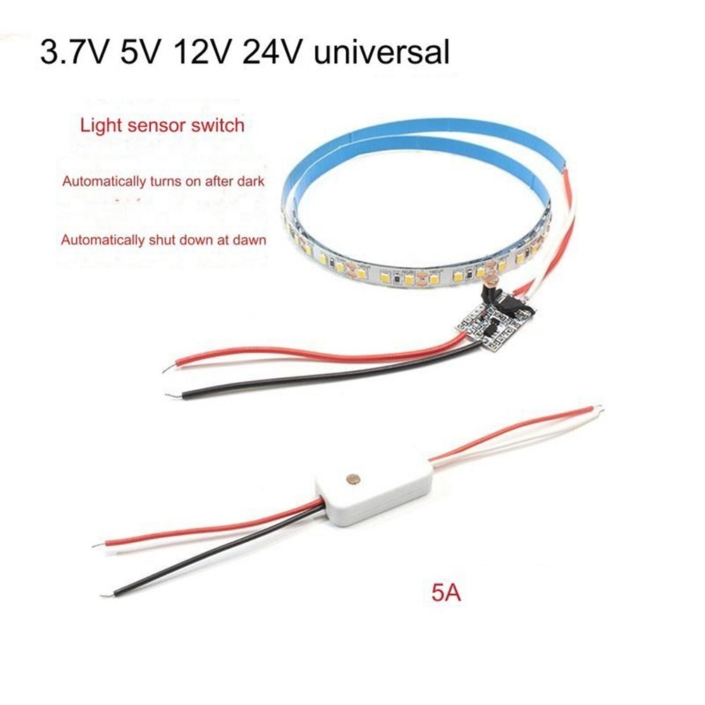 Light Sensor Switch Light Switch DC  5V 12V 24V  Photo Control Photowitch Sensor