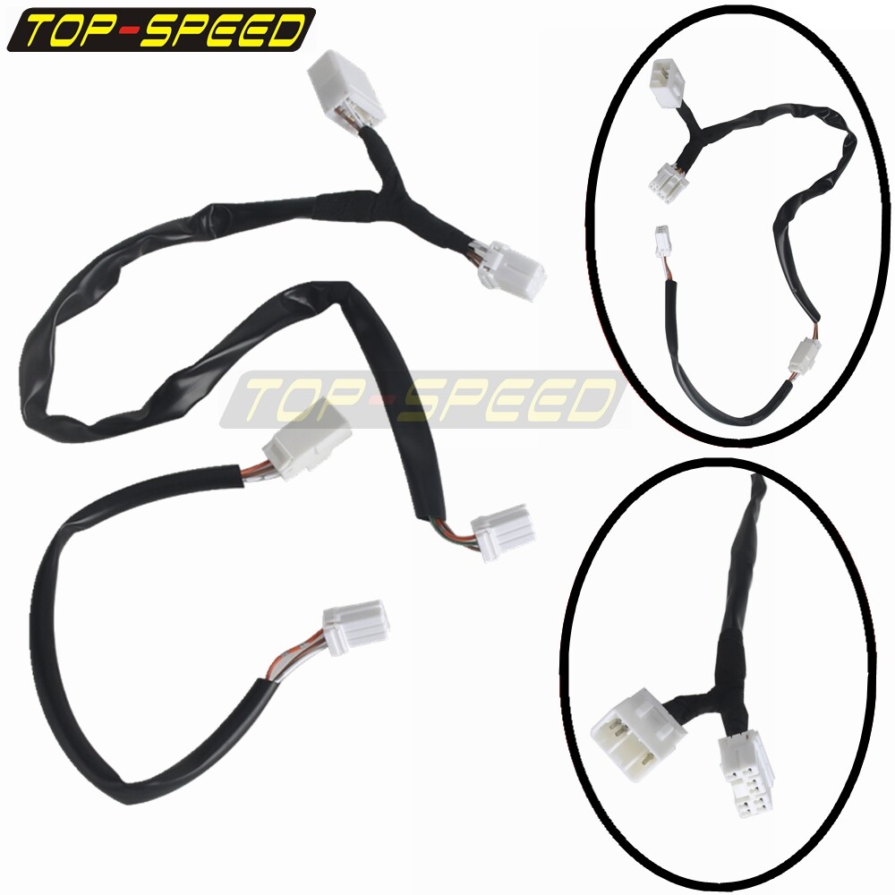 Black Custom Dynamics Quick Disconnect Trunk Pack Wiring For Harley 1997-2013