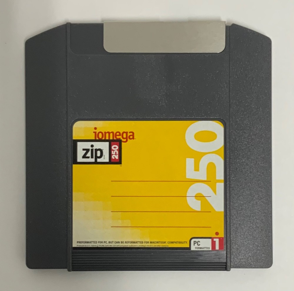 Iomega 250 MB Zip Disk PC Formatted
