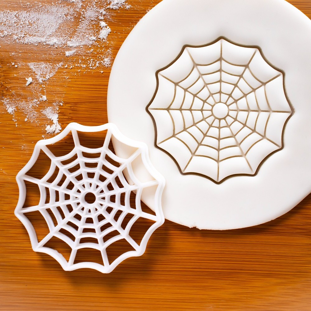 Spiderweb Cookie Cutter - spooky Halloween spider web cobweb haunted gothic bug