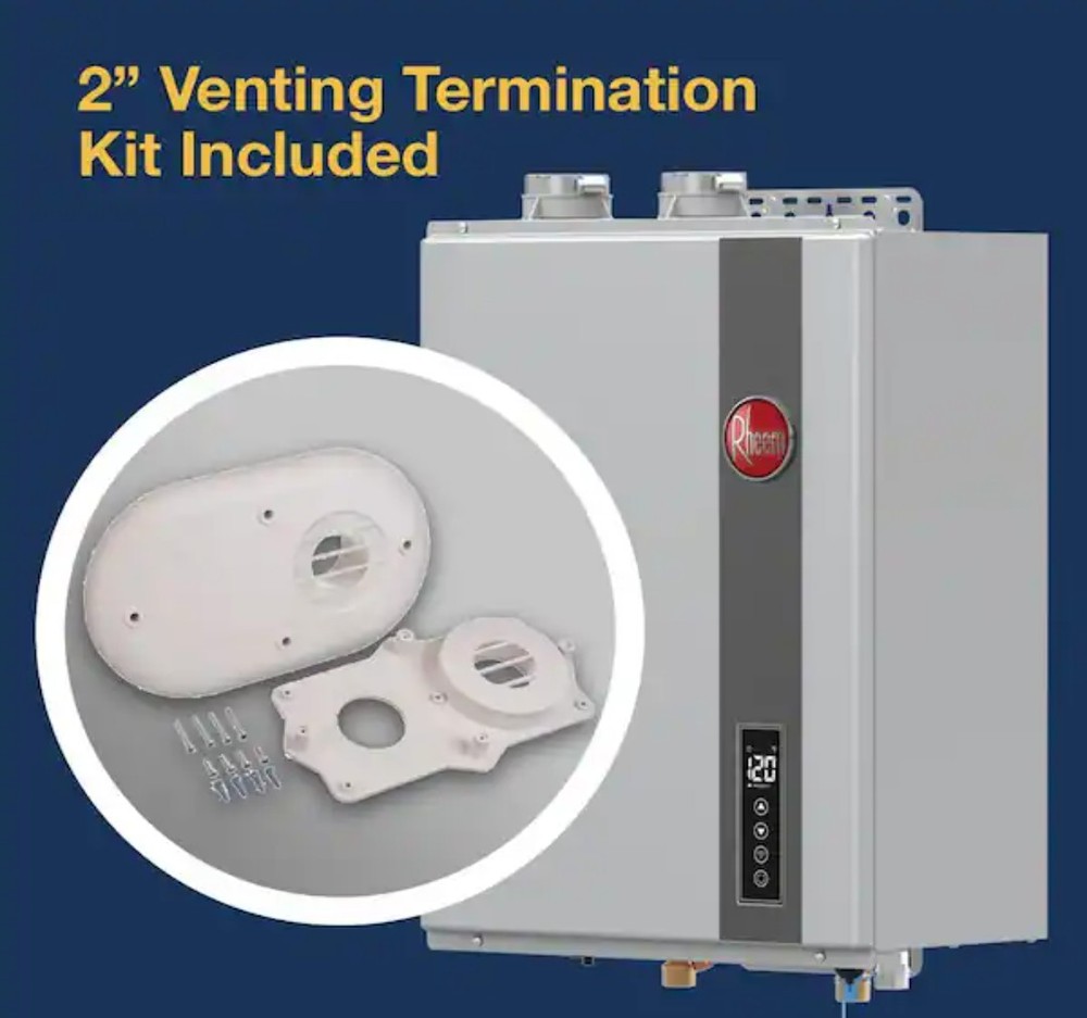 Rheem Tankless Water Heater Natural Gas Indoor 9.5 GPM SMART WIFI ECOH200DVELN-3