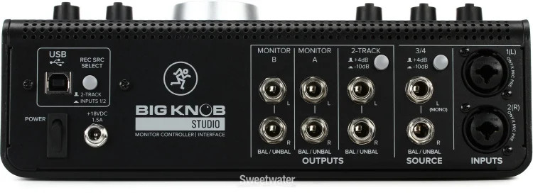 Mackie Big Knob Studio 3x2 Studio Monitor Controller and Interface