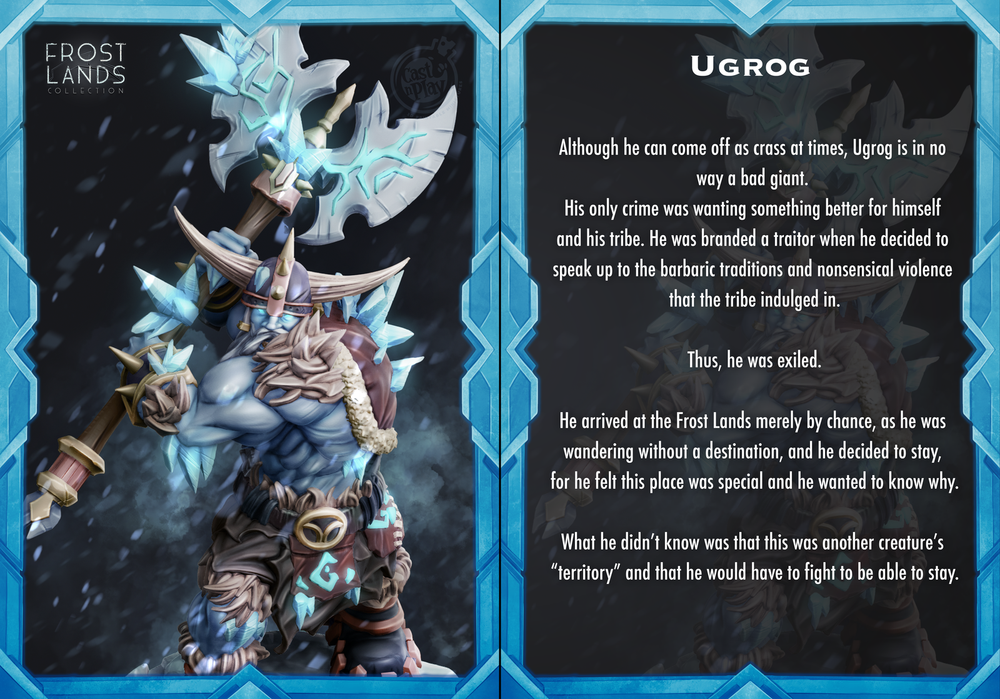 CastnPlay #320. Ugrog (2 Miniatures) - No Base - 32mm