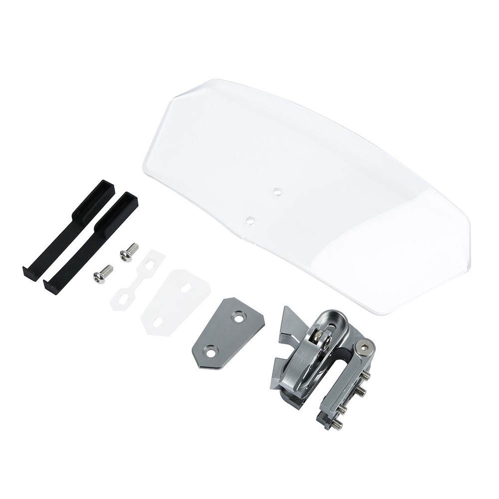 Universal Motorcycle Windshield Extension Spoiler Deflector For Harley Touring