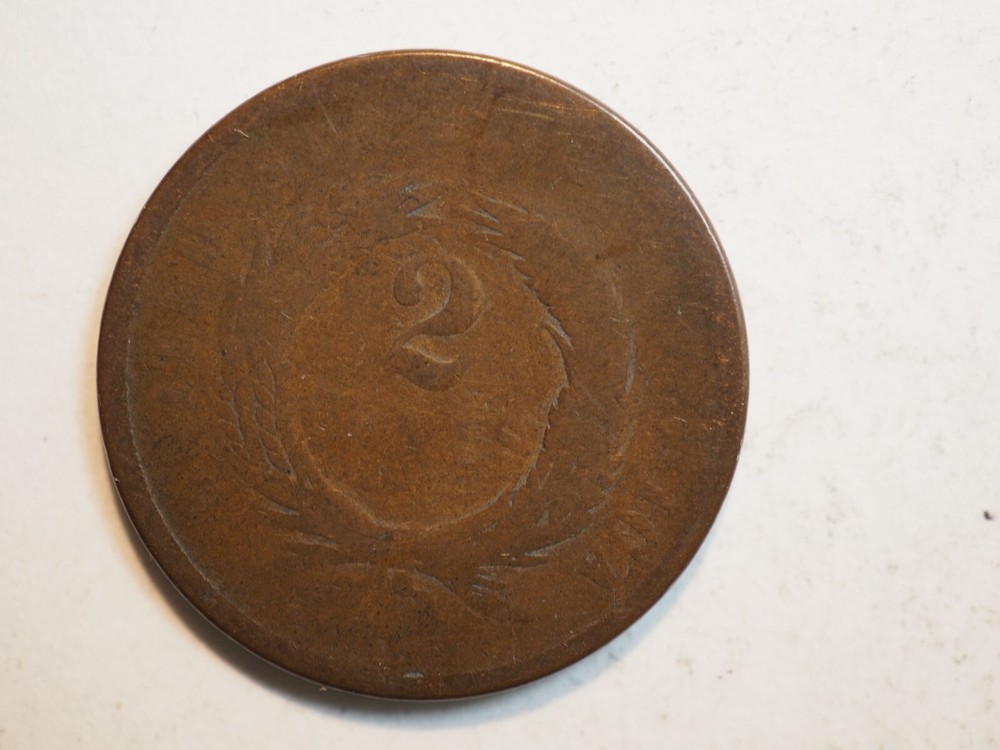 1865 LM 2 CENT - FREE SHIPPING! A1590