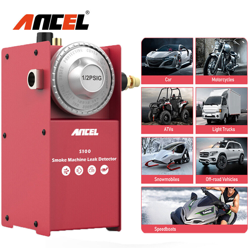 Car Spark Plug Tester Ignition Analyzer & EVAP Smoke Machine Diagnostic Tool