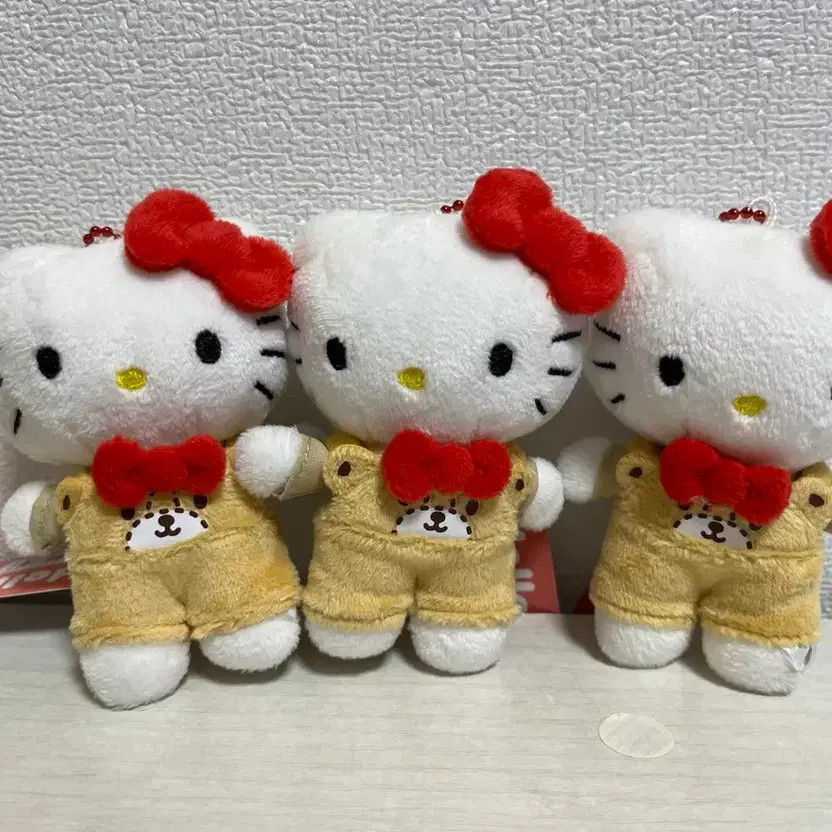 Hello Kitty Bear Costume Keychain - Genuine