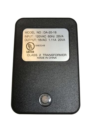 18VAC 1.11 Amp Class 2 Resettable Transformer, 20VA, 2-Screw, with Indicator