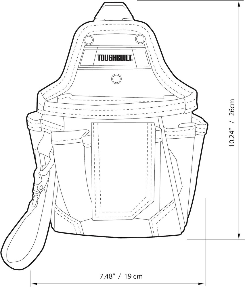 ToughBuilt ClipTech Series – Warehouse Pouch