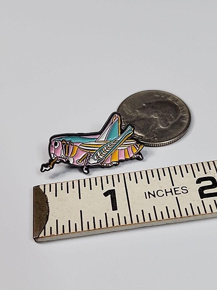Grasshopper Lapel Pin Multi-Color