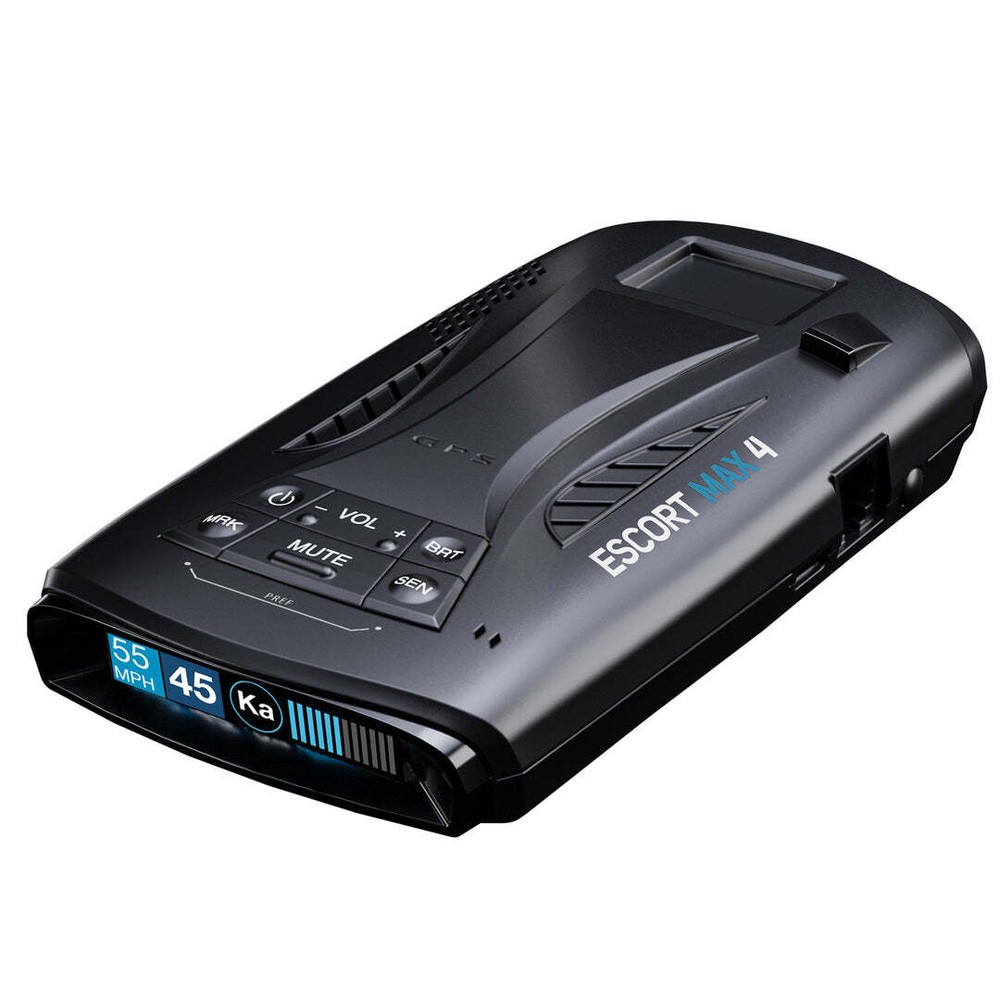 Escort MAX 4 Radar Detector 2X Filtering Advanced Range GPS Bluetooth CarPlay