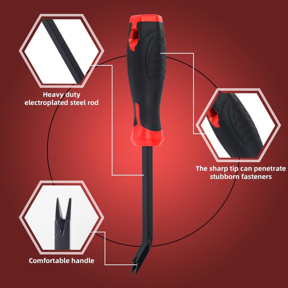 Staple Remover Staple Puller, Heavy Duty Stapler Remover Upholstery Staple Re...
