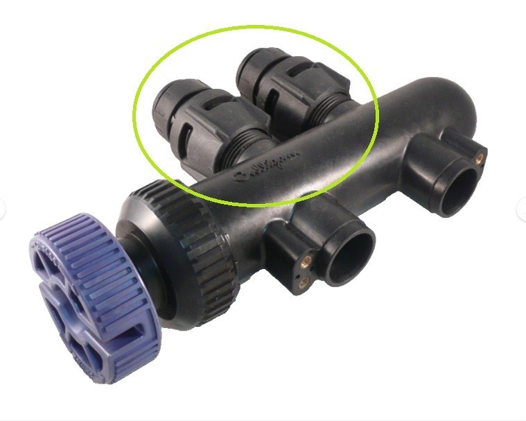 "New" Culligan Pair 3/4" Straight Bypass Fittings Medallist Water Softener Parts