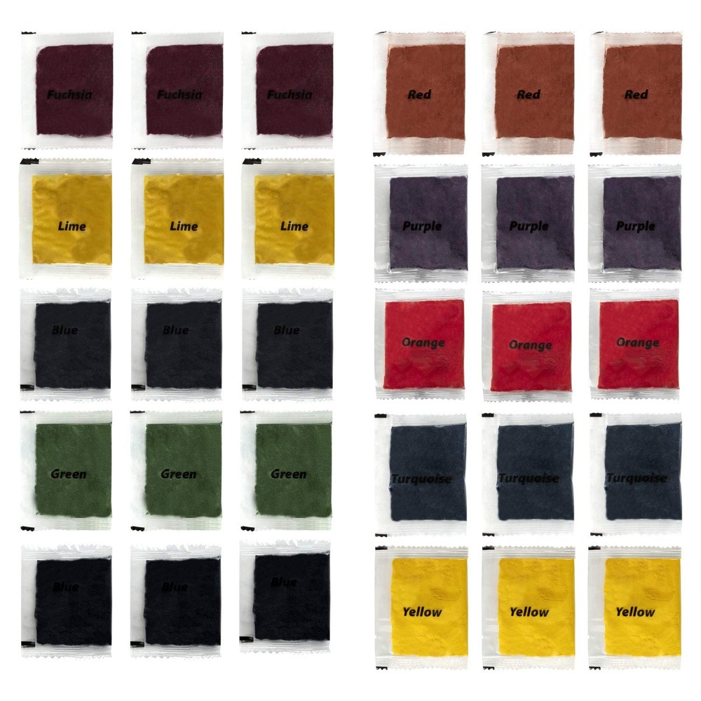 Rainbow Tie-Dye Kit Refills, Multicolor 30-Pack for Easy DIY Projects