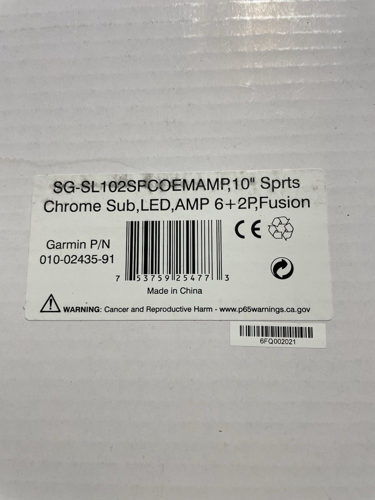 Fusion Sport Subwoofer 10" LED