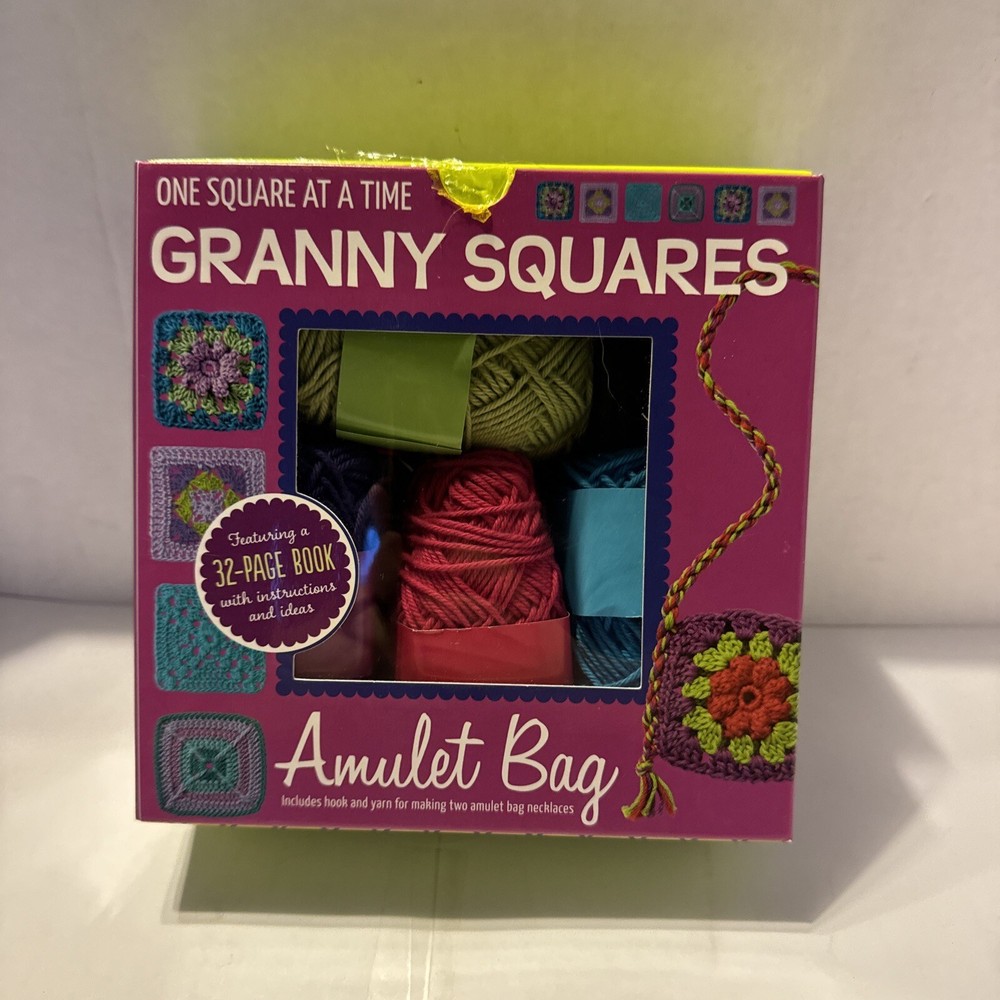 Granny Squares Amulet Bag Kit