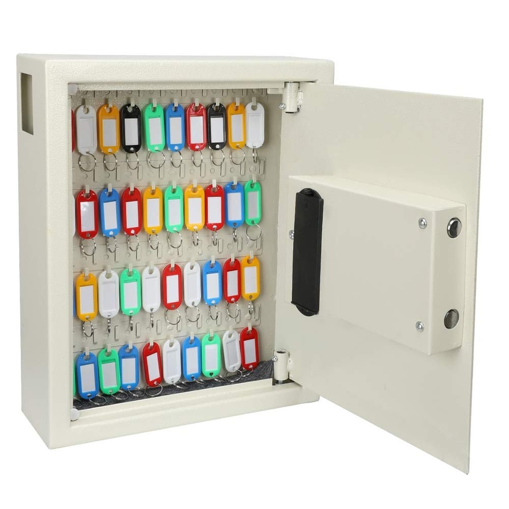 KYODOLED Electronic 40 Key Cabinet Wall Mount,Digital Key Safe Lock Box,Large...
