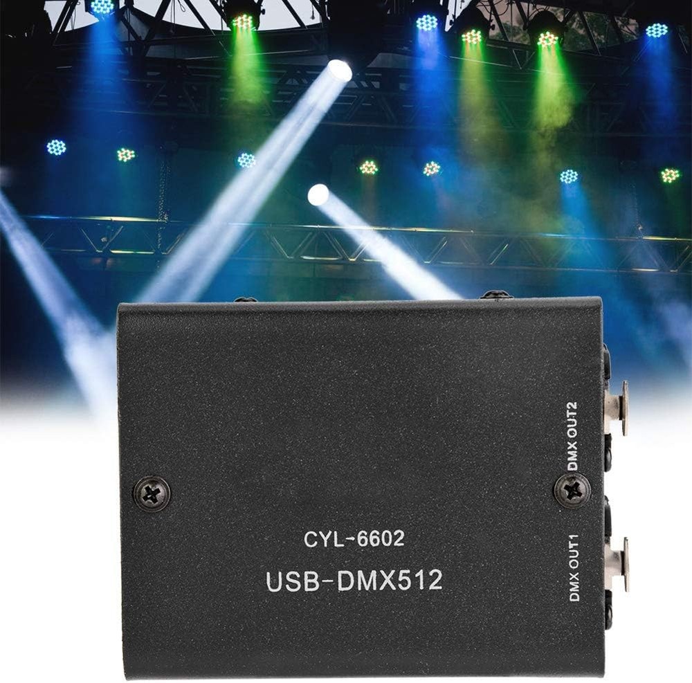 Controller Stage, 512-Channel USB to DMX DMX512 LED Light Stage Lighting...