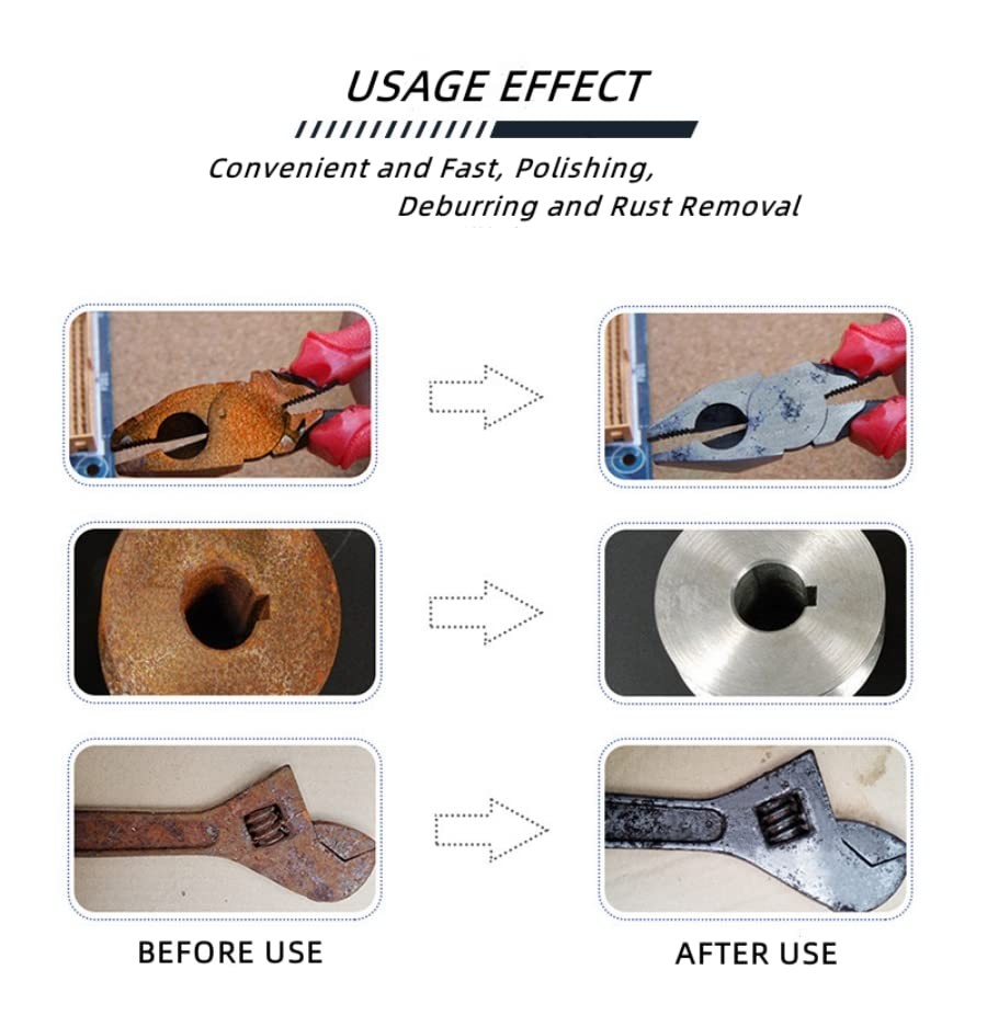 5 Pack Non Woven Polishing Wheel Drill Attachment Set