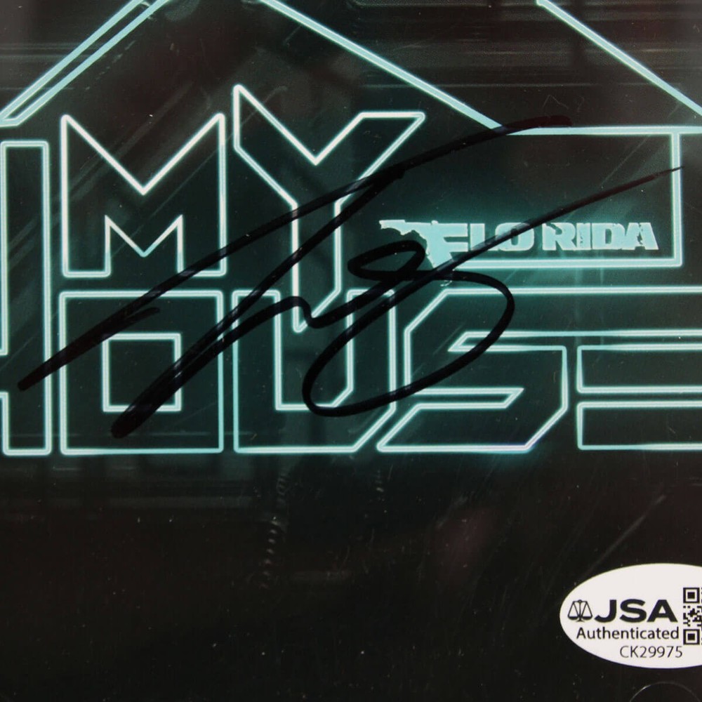 Flo Rida Signed CD My House - COA JSA