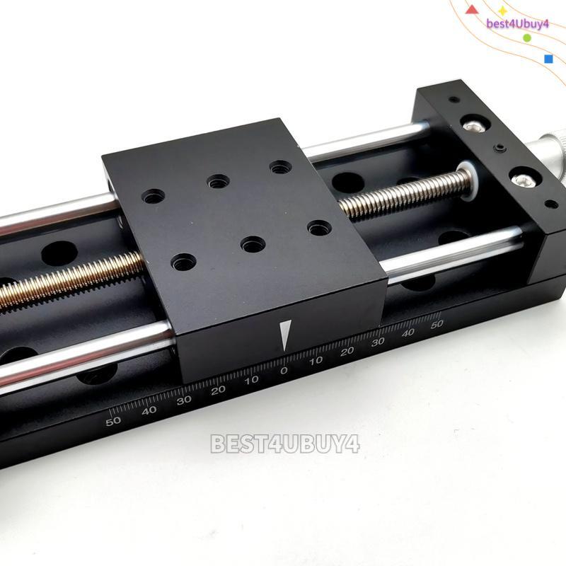 X-Axis Manual Linear Stage Translation Displacement Platform Stroke 100mm