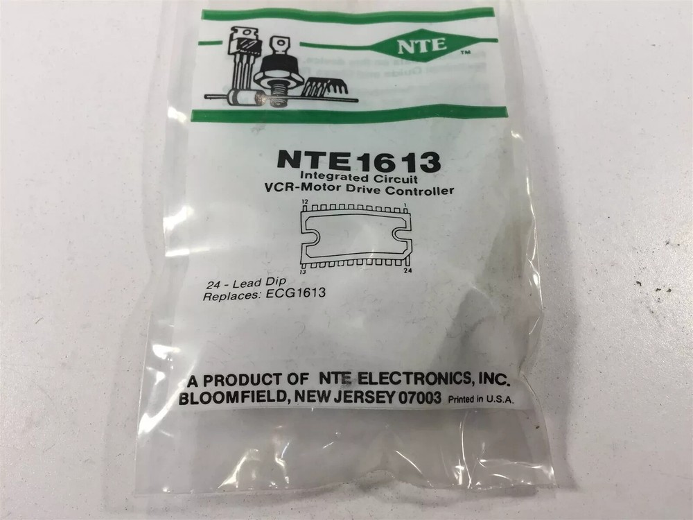 (1) NTE NTE1613 Integrated Circuit VCR motor Drive Controller