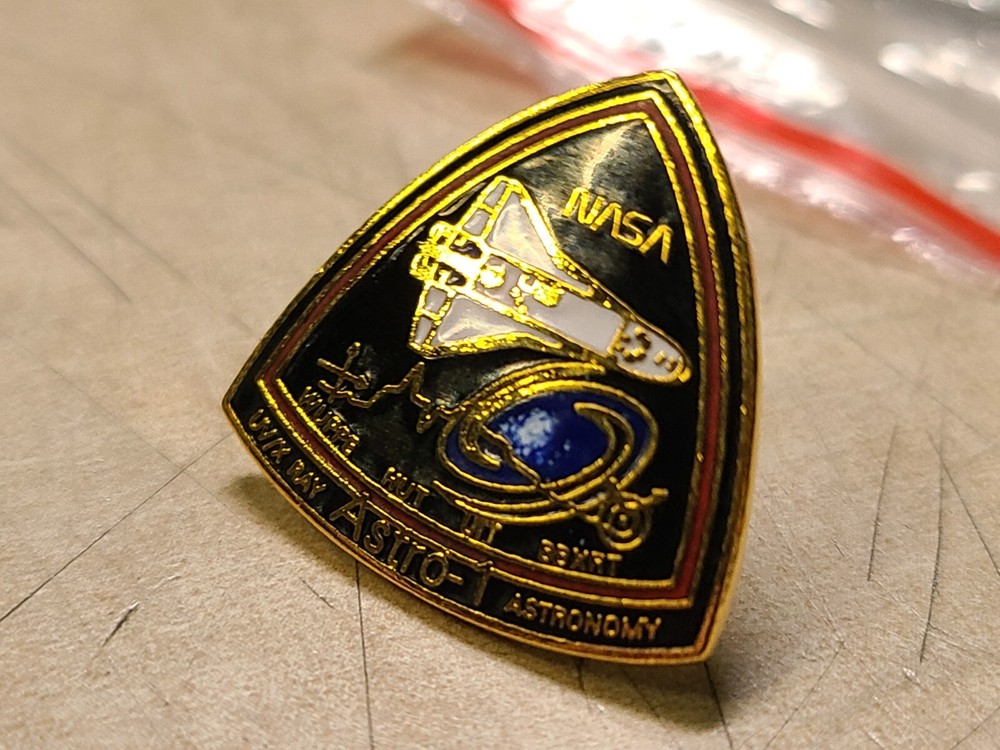 Vintage NASA Pin ASTRO-1 Space Shuttle