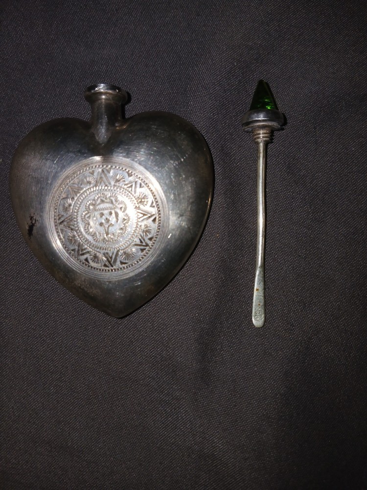 Vintage Silver Purfume Bottle