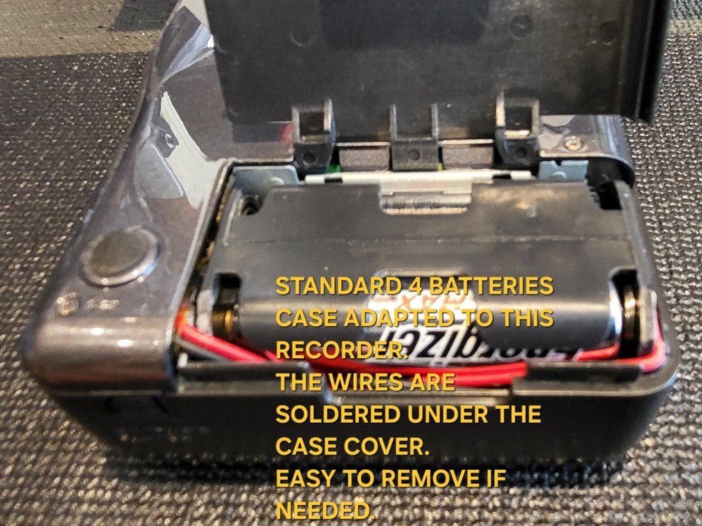 SONY TCD-D7 WORKING DAT RECORDER RECENTLY SERVICED BATTERY CASE ADAPTED FREE SHI