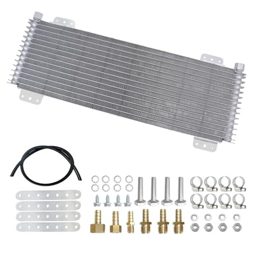 Low Pressure Drop 40k Transmission Oil Cooler With Mounting Hardware