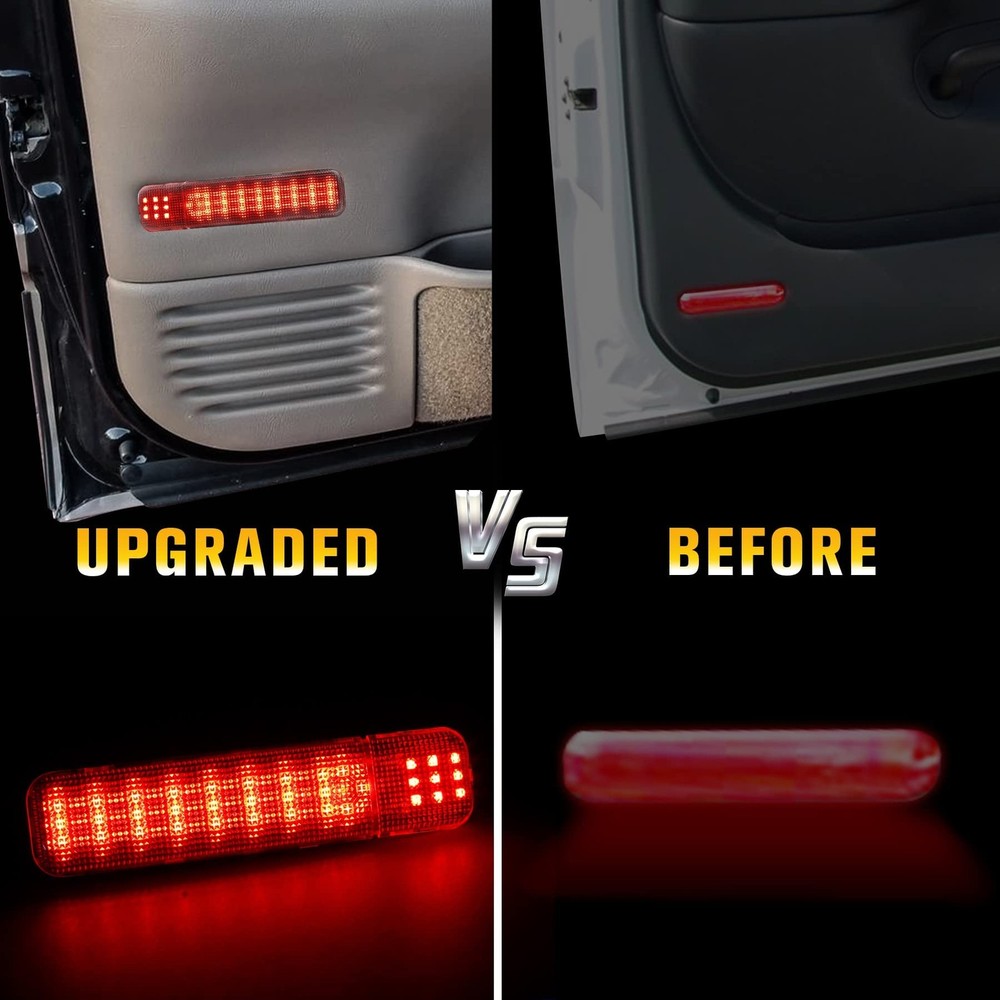 NDRUSH RGB LED Interior Door Panel Courtesy Light Assembly
