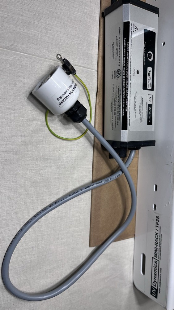 UV Dynamics Mini-Rack TP2S Water Treatment Rack w/ UV Chamber +Controller *PARTS