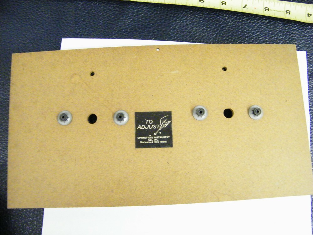 Vintage Springfield Instrument Thermometer & Humidity Meter