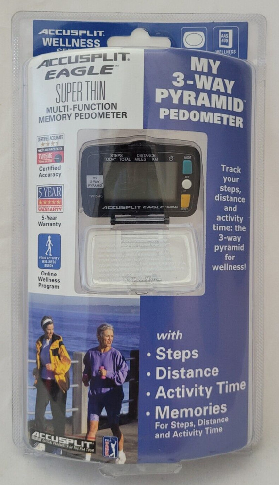 Step Distance Pedometer Accusplit Eagle Activity Wellness Walking Running Miles