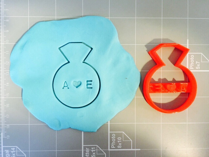 Customized Ring (With Your Name's First Letters) Cookie Cutter